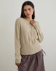 Image of Anitra Cardigan in Cable Knit Beige