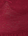 Deep Red Lace