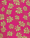 90s Beachy Floral Hot Pink