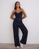 Image of Nuvia Trousers in Chambray Indigo