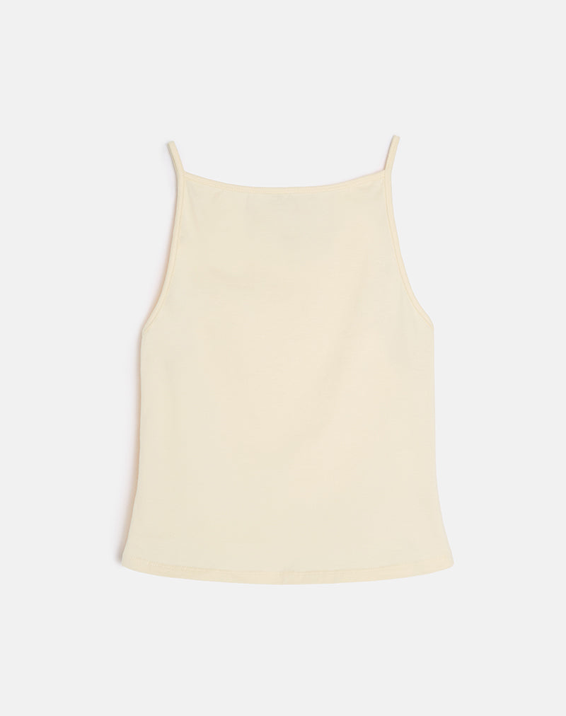 Dudley Vest Top in Buttermilk