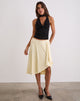 Image Esmeray Midi Skirt in Knit Buttercream