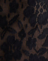 Hibiscus Crochet Lace Black