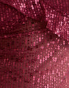 Gauzy Sequin Red