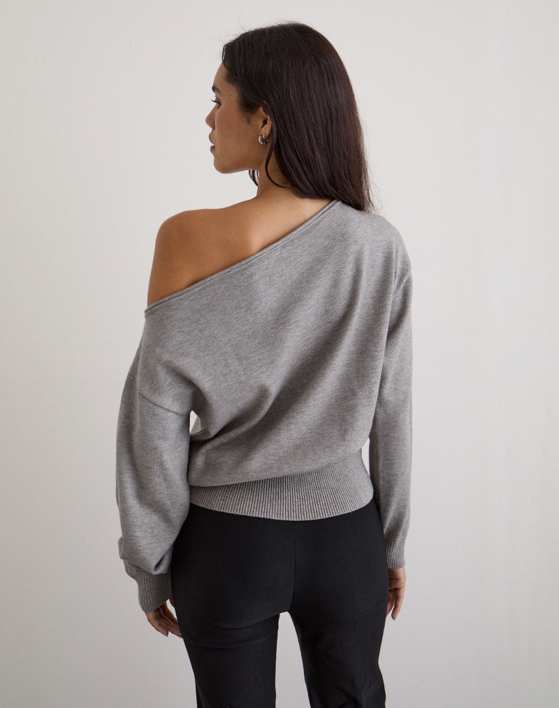 Image of Jalira Jumper in Knit Grey