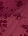 Botanical Flower Maroon