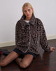 Image of Joji Jacket in Warm Grey Leopard
