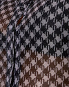 Diagonal Dogtooth Black and Tan