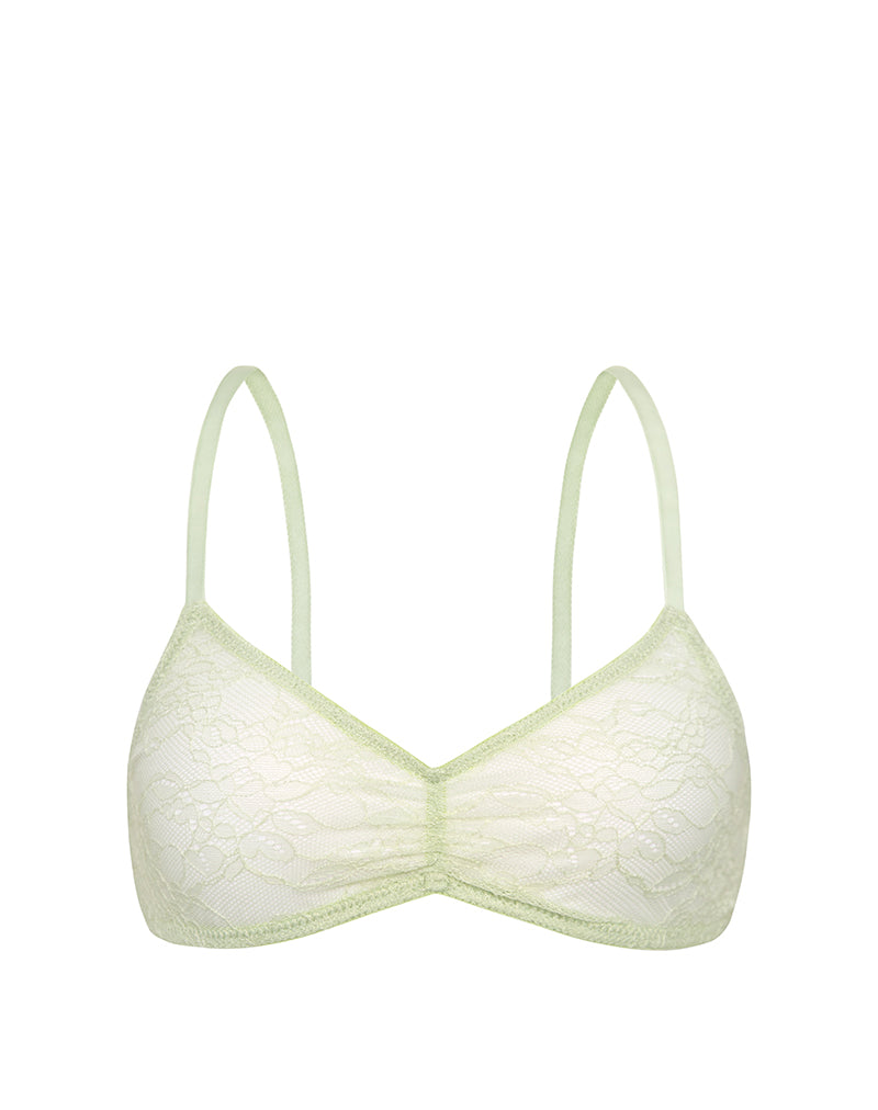 Image of Lengkai Bra in Lace Pastel Green