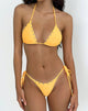 Image of Lentra Bikini Bottom in Light Orange with Studs