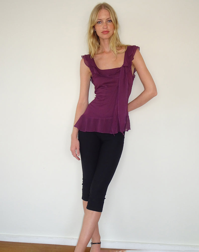 Aubergine, Capri Trouser