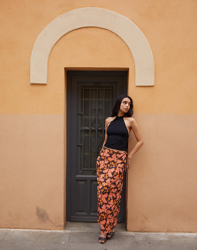Image of Jezza Slip Maxi Skirt in Furnishing Floral