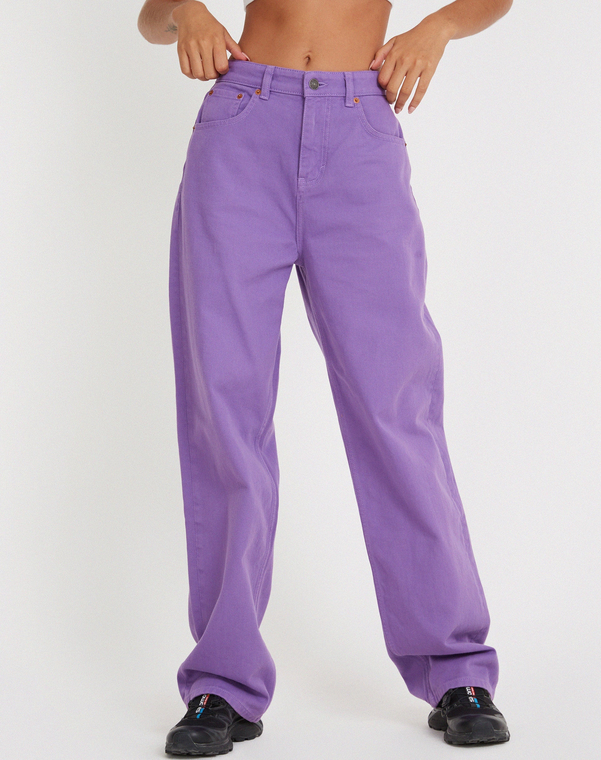 Image of Parallel Jeans in Purple