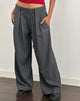 Image of Rivela Tie Waist Trouser in Grey