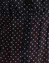 Chiffon Mini Polka Black