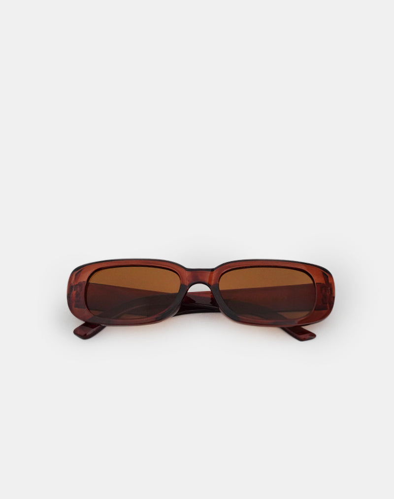Orange Rust Lens Sunglasses
