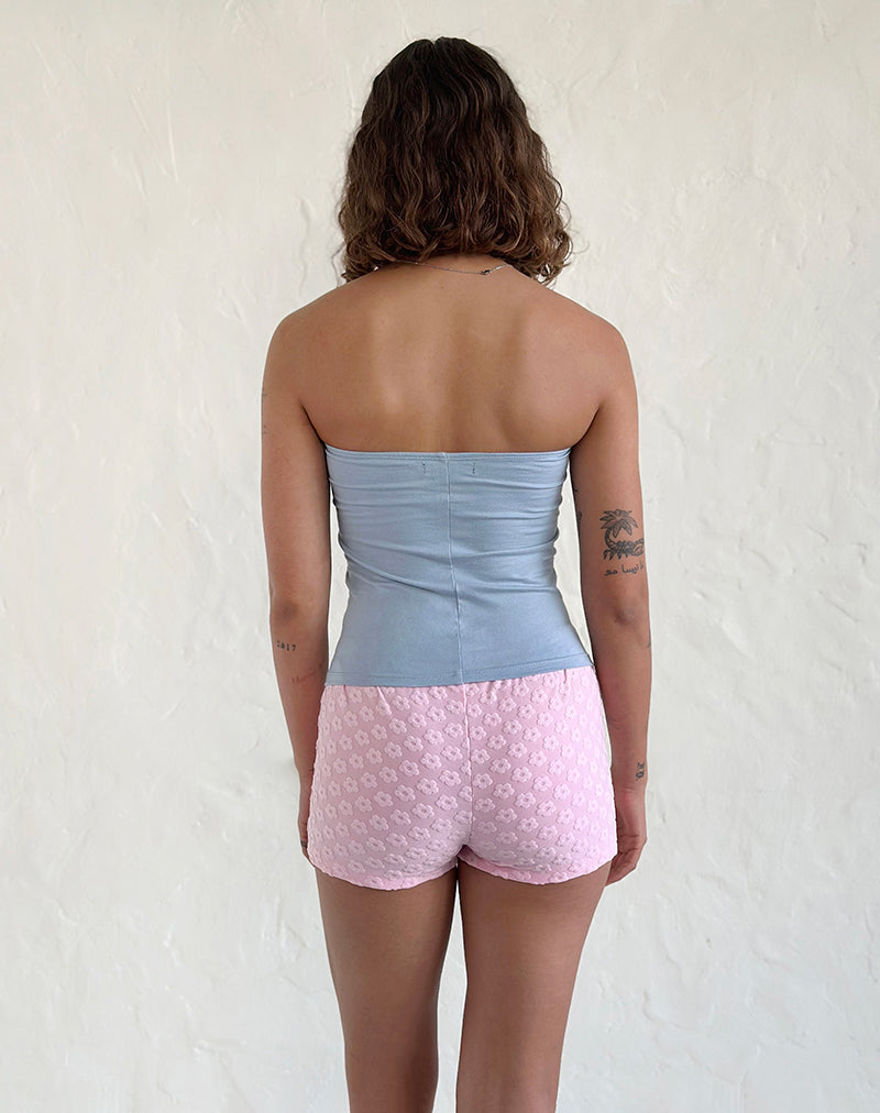 Image of Eunia Shorts in Mini Floral Terry Pink