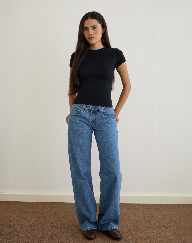 Image of Sutin Tee in Black