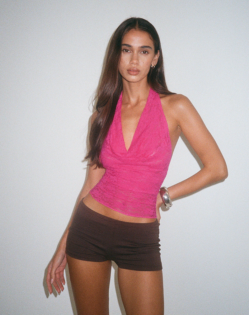 Image of Varys Top in Orchid Lace Hot Pink