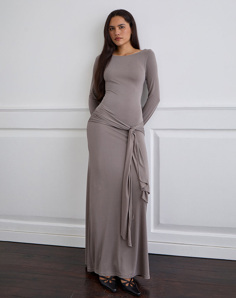 HARIOT CUPRO MAXI DRESS main image 1