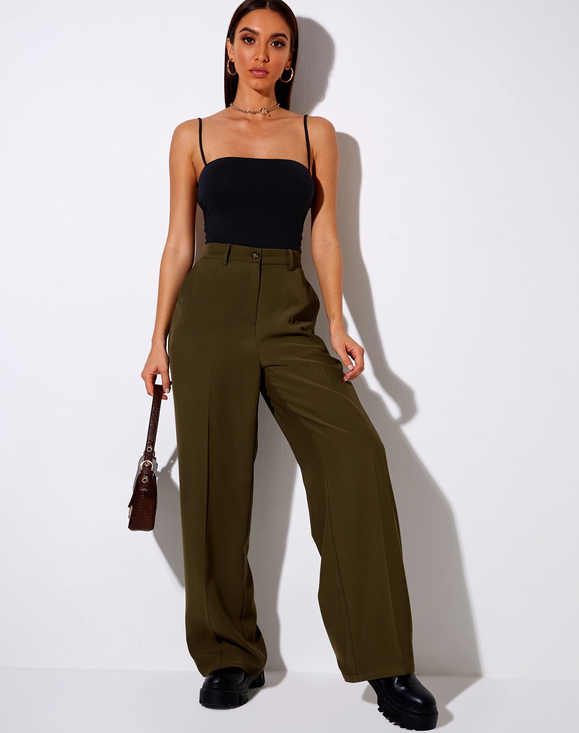 Image of Abba Trouser in Khaki