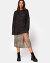 Image of Ajie Jumper in Black Knit