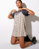 Image of Akina Slip Dress in Daisy Day Dream Cream