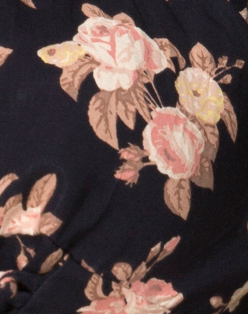 Image of Aneca Off The Shoulder Top in Antique Rose Black