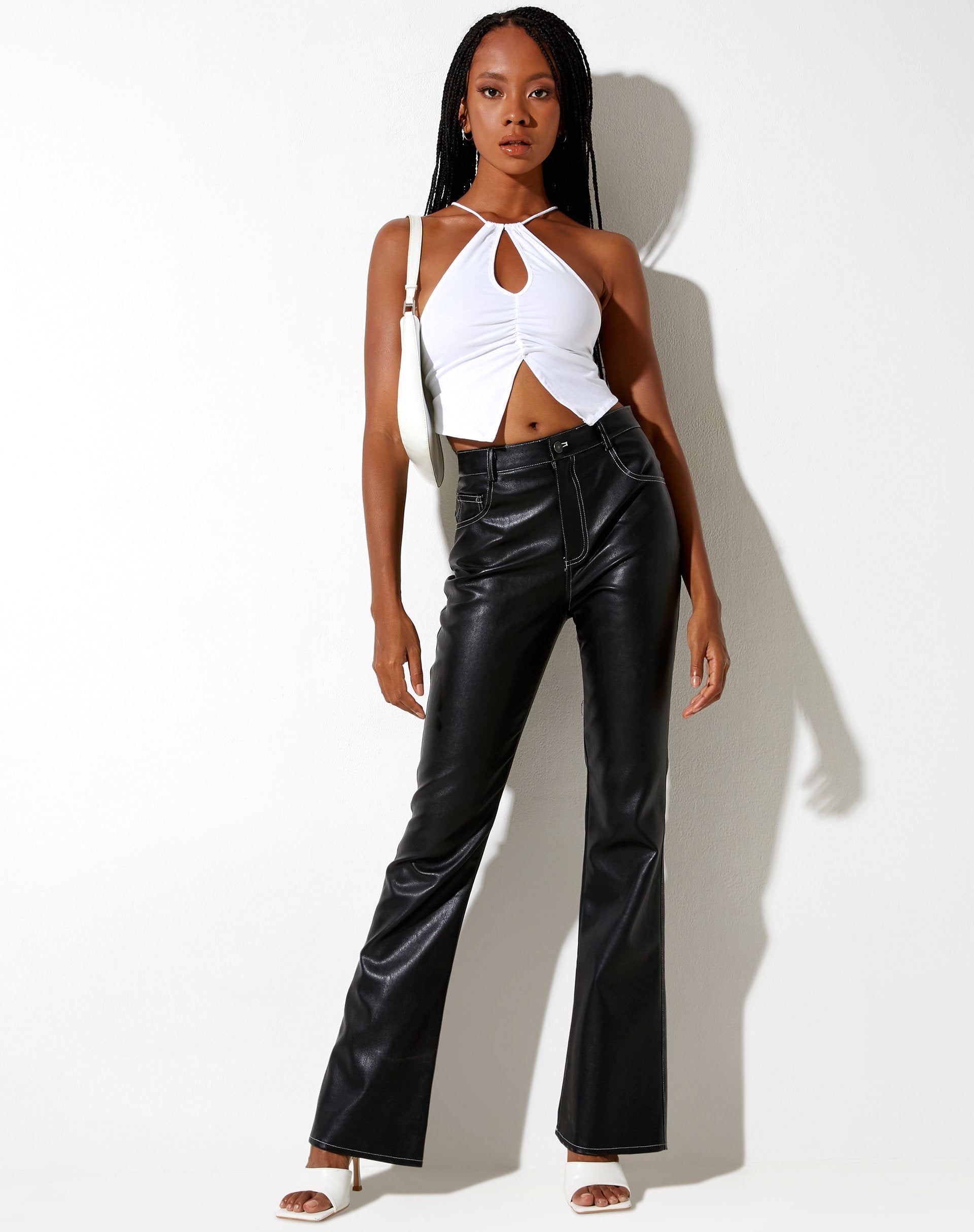 Image of Asmi Crop Top in White
