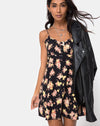 Image of Auvaly Slip Dress in Antique Rose Black