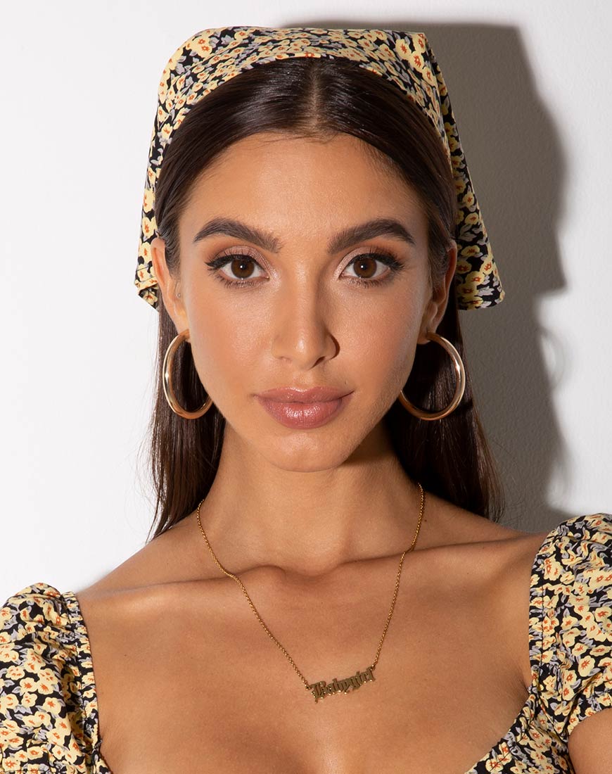 Image of Bandana in Mini Bloom Yellow