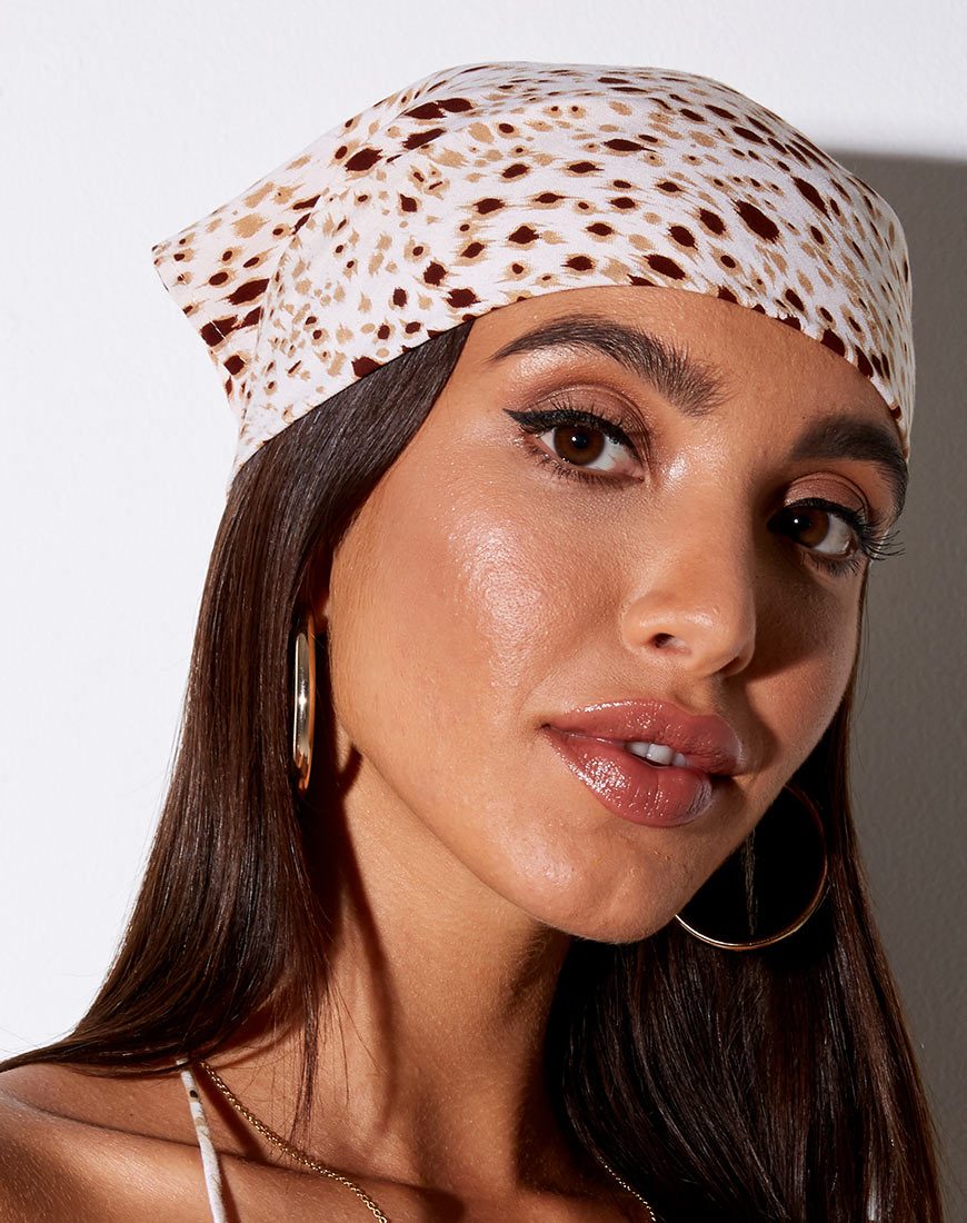 Image of Bandana in Sand Leopard