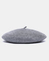 Image of Wool Beret in Grey