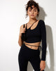 Image of Biase Crop Top in Black