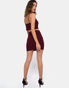 Image of Bliss Crop Top in Burgundy