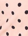 Image of Boyasly Slip Dress in New Polka Nude Black