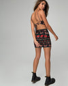 Image of Brixton Crop Top in Gypsy Daze Black
