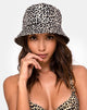 Image of Bucket Hat in Rar Leopard Brown Hat