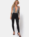 Image of Carcy Bodice in Blue Disco