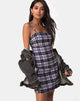 Image of Cecile Dress in Plaid Lilac