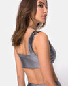 Image of Katie Top in Metallic Silver