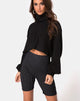Image of Cycle Short in Pinstripe Black