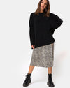 Image of Dad Jumper in Chenille Black
