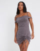 Image of Dadary Mini Dress in Charcoal