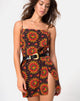 Image of Datista Slip Dress in Hot Sun X Princess Polly