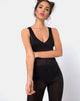 Image of Devile Unitard in Sheer Mesh Black
