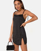 Image of Doella Dress in Satin Black