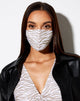 Image of FACE MASK TONAL ZEBRA