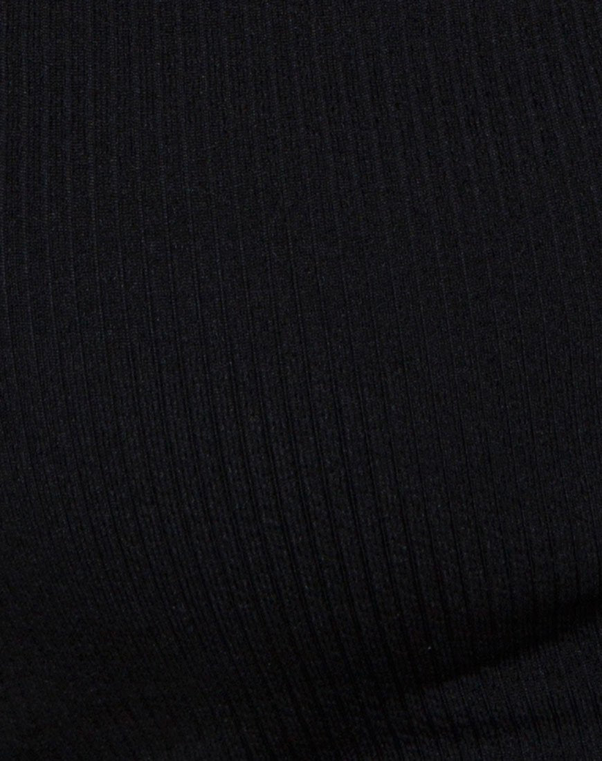 Image of Farety Top in Black with Derlin Clip