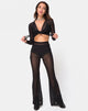 Image of Herlom Trouser in Net Crystal Black X Princess Polly